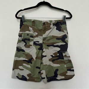 Polo Ralph Lauren surplus camouflage boys shorts jorts size 12 green brown